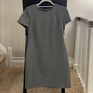 Calvin Klein, black and white, mini dress